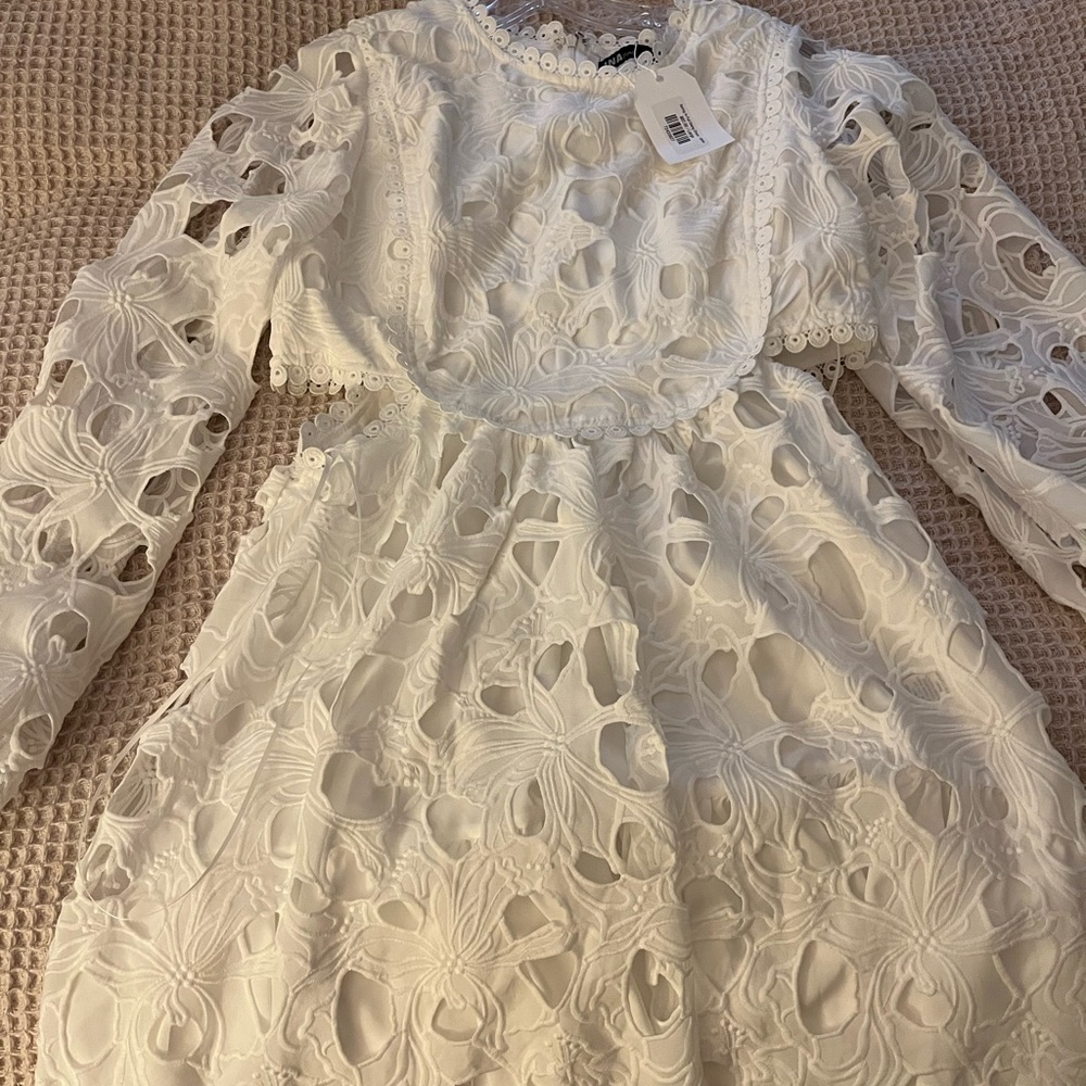 Spring in Full Swing Dress White - Picture 3 of 6